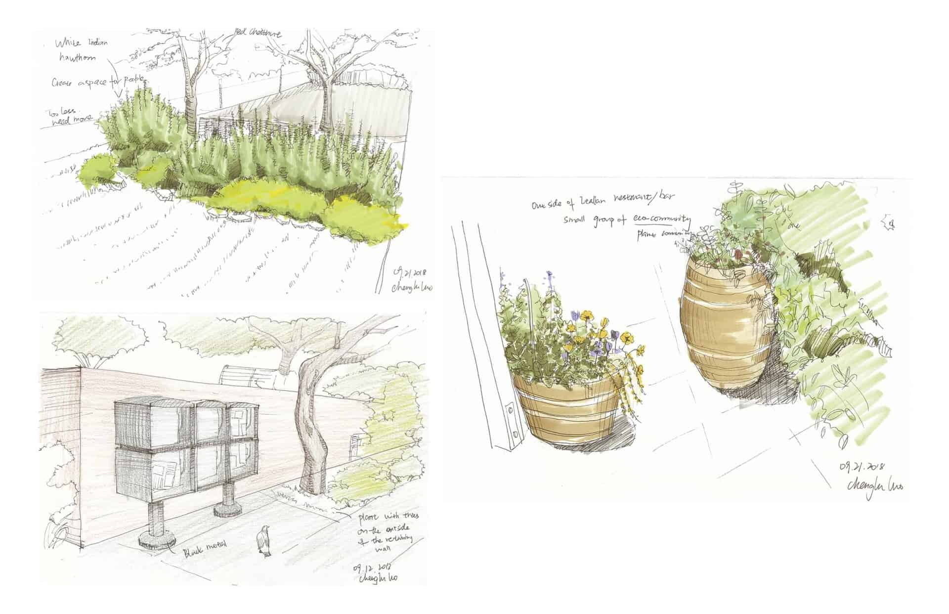 Premium Photo  Landscape architect design backyard plan for villa
