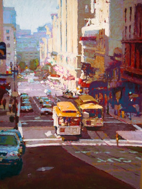 William Maughan Powell street 20x16 pastel